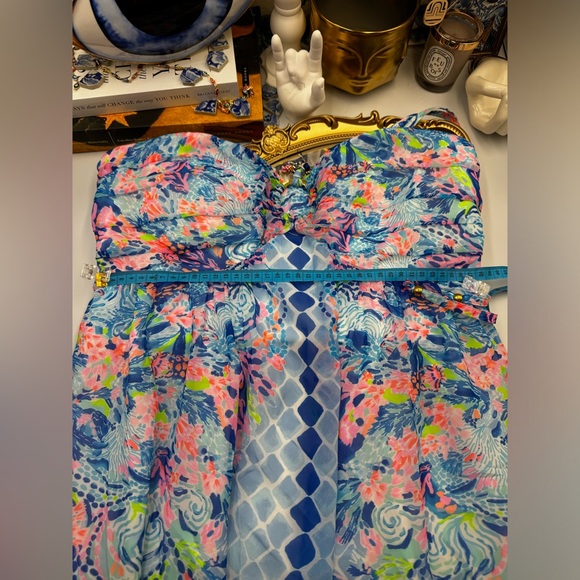 🆕 LILLY PULITZER 🧿 NWOT Viv Maxi Dress, Multi Hidden Treasures - Sz US 6 - Picture 14 of 16